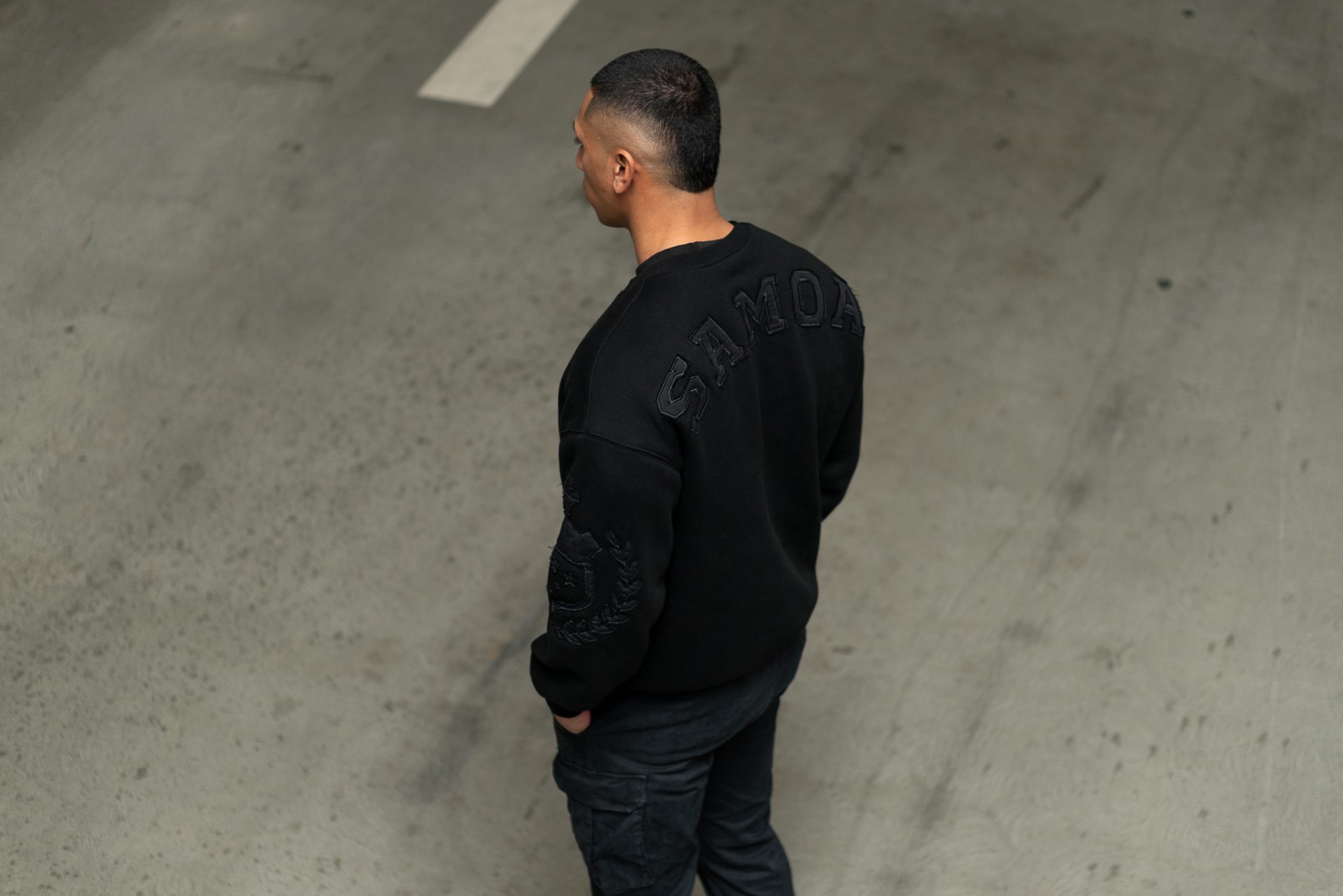 Samoan Jumper- Black - Image 9