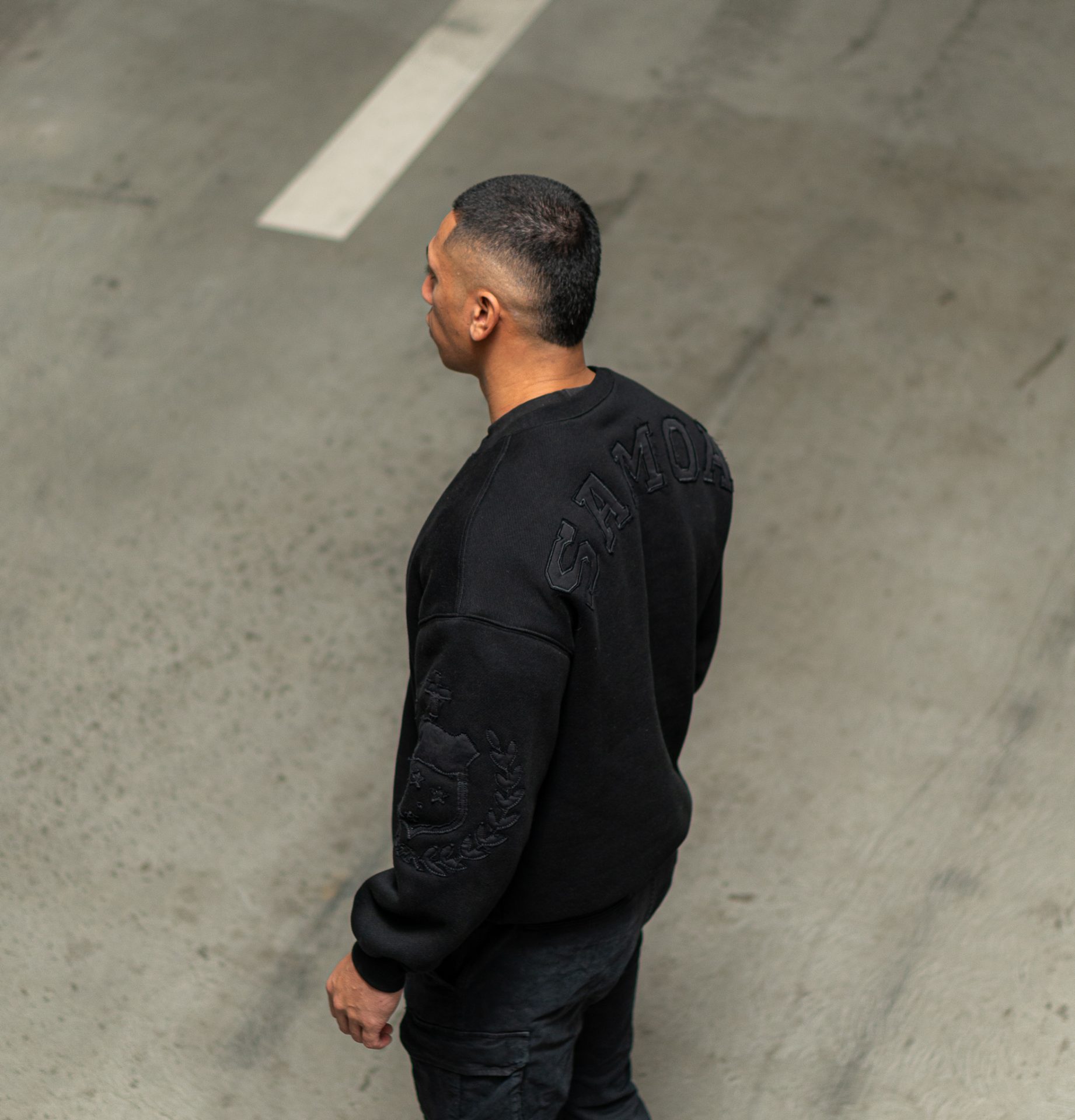 Samoan Jumper- Black - Image 5