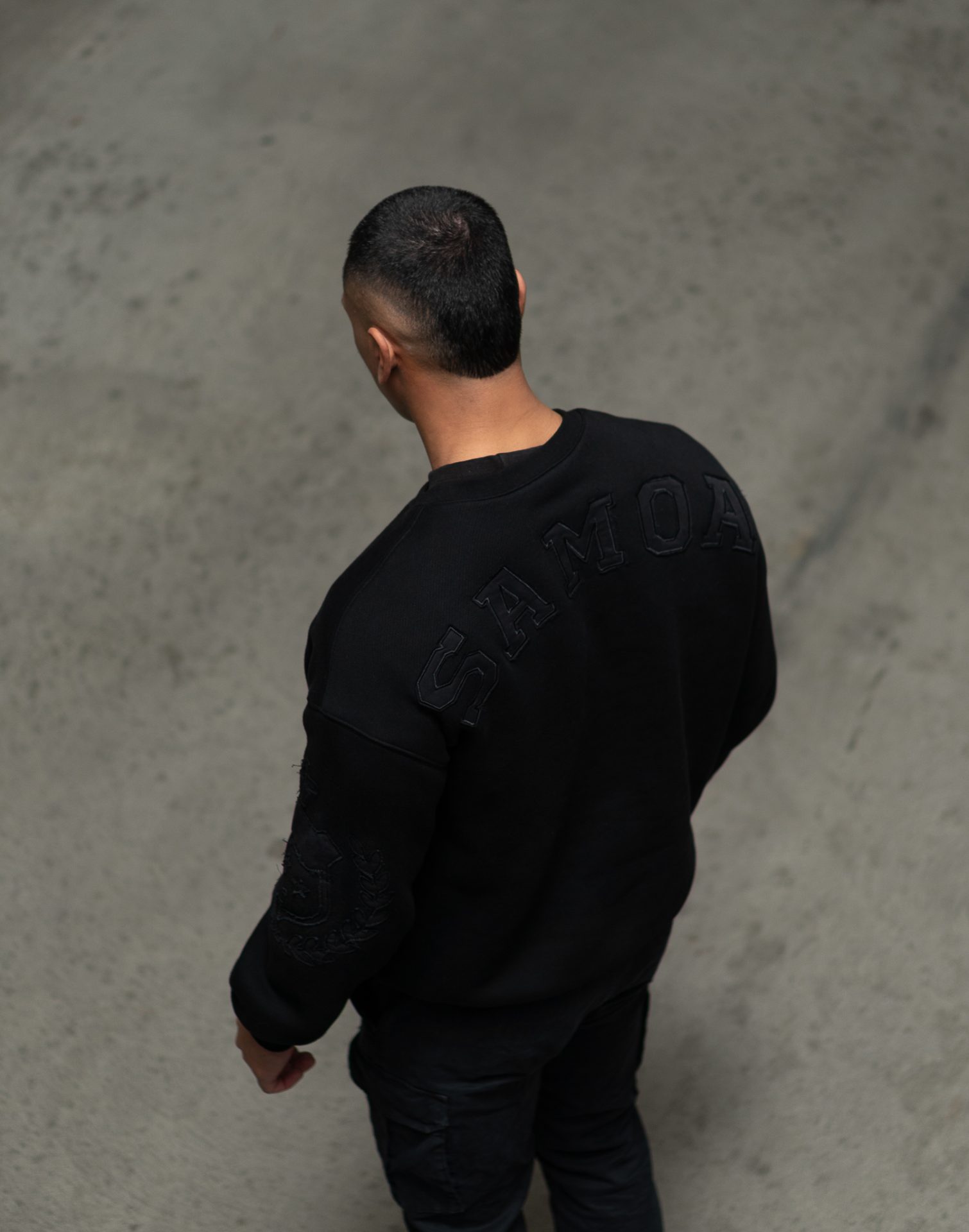 Samoan Jumper- Black - Image 2
